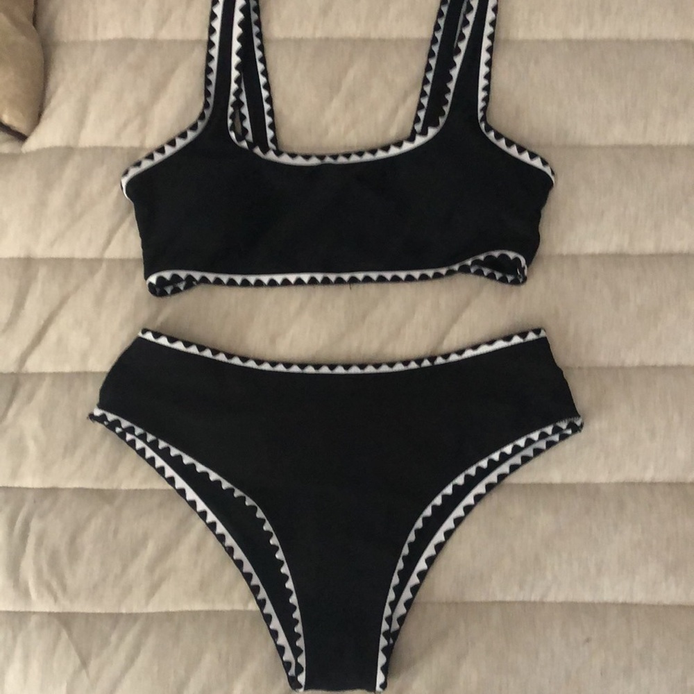 Black and White Bikini